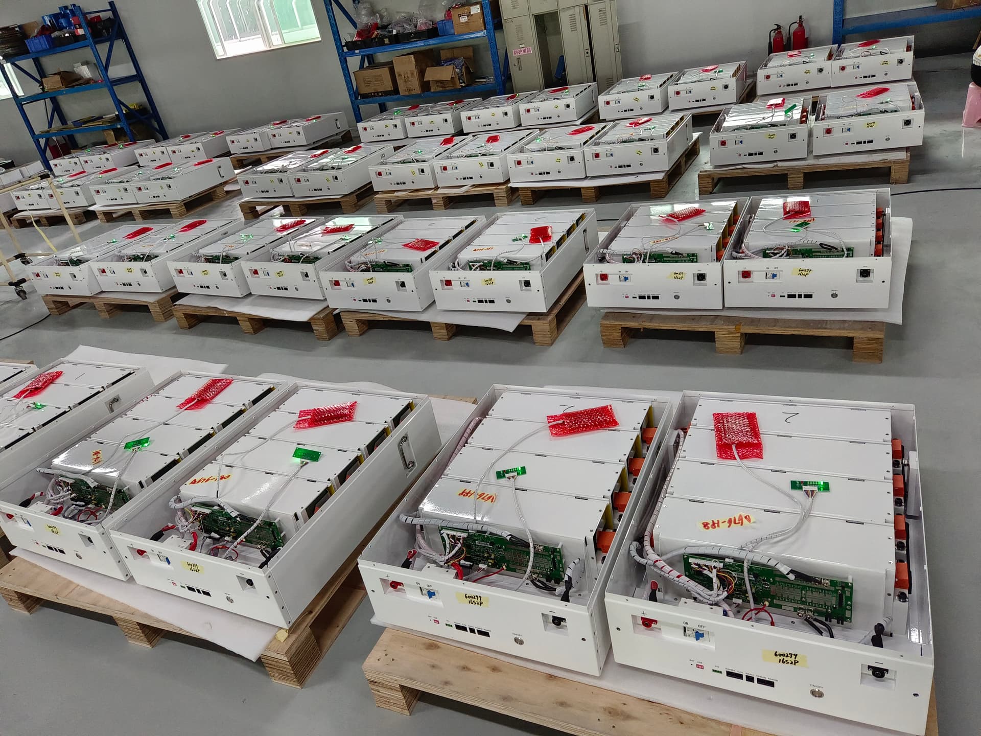 Solar module production line