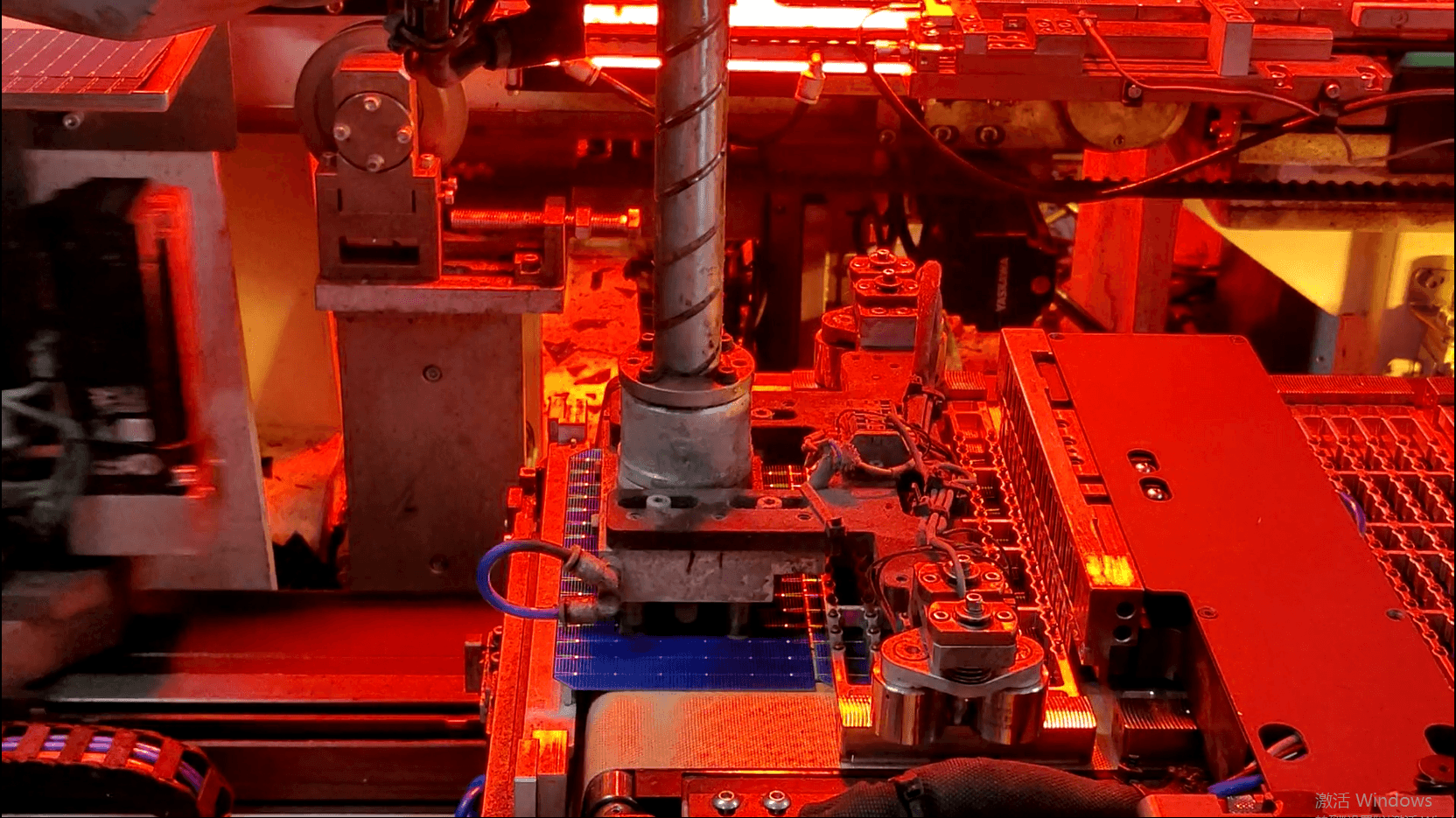 Solar module production line